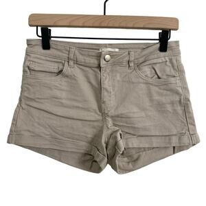 H&M Tan Twill Shorts Size 6